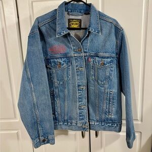 Levi's xStarWars Collab Limited Edition R2-D2 Boyfriend Style Denim Jacket XL